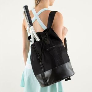 Lululemon Black Rally Tennis Bag! Lightly used
